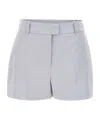 Eleventy Belt Loop Shorts In White