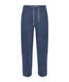 Eleventy Belt Loop Track Pants In Blue