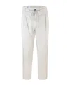 Eleventy Drawstring Trousers In White