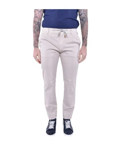 Eleventy Belt Loops Slacks In White