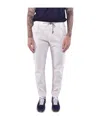 Eleventy Drawstring Trousers In White