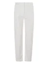 Eleventy Belt-loops Straight Trousers In White