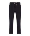 Eleventy Stretch-wool Trousers In Black