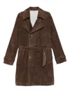 Eleventy Trenchcoat Mit Gürtel In Brown