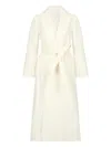 Eleventy Belted Wrap Coat In Neutral