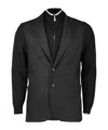 Eleventy Bimetric Bib Blazer In Black