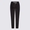 Eleventy Corduroy Drawstring Waist Trousers In Black
