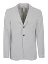 Eleventy Front Pockets Notch Lapel Blazer In Gray