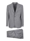Eleventy Wool-cashmere Blend Blazer With Tailored Fit In Gray