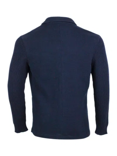 Eleventy Blazer In Blue