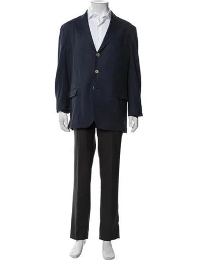 Pre-owned Eleventy Blazer In Blue