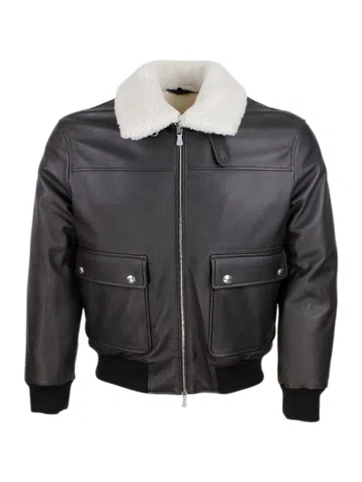 Eleventy Blazer In Brown