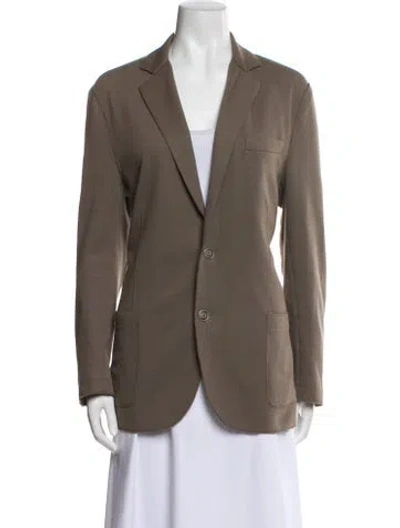 Pre-owned Eleventy Blazer In Brown