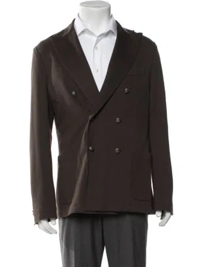 Pre-owned Eleventy Blazer In Brown