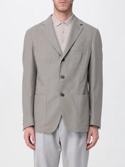 Eleventy Blazer  Men Color Beige In Gray