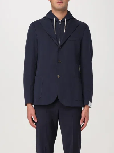 Eleventy Blazer  Men Colour Blue