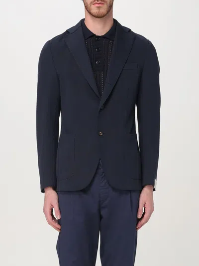 Eleventy Blazer  Men Colour Blue