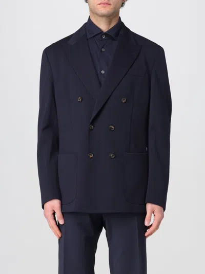 Eleventy Blazer  Men Color Blue