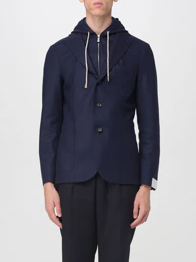Eleventy Blazer  Men Color Blue