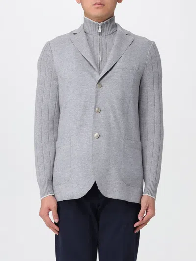 Eleventy Blazer  Men Color Grey In Gray