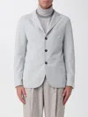 Eleventy Front Pockets Notch Lapel Blazer In Gray