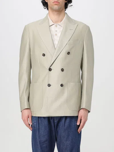 Eleventy Blazer  Men Color Military