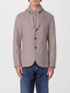 Eleventy Hooded Three-button Jacket In Neutral