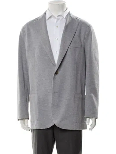 Pre-owned Eleventy Blazer In Gray