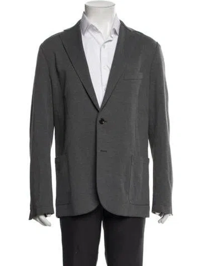 Pre-owned Eleventy Blazer In Gray