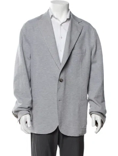 Pre-owned Eleventy Blazer In Grey