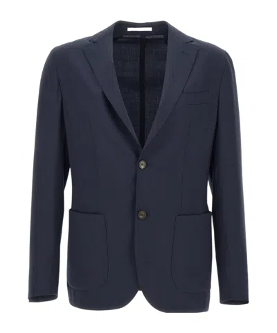 Eleventy Blazer Jacket In Blue