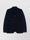 Eleventy Blazer Layered Lapels Notched