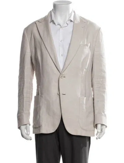Pre-owned Eleventy Blazer In Neutrals