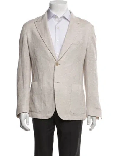 Pre-owned Eleventy Blazer In Neutrals