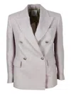 Eleventy Blazer In Nude