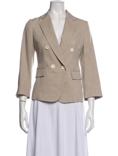 Pre-owned Eleventy Blazer W/ Tags In Neutrals