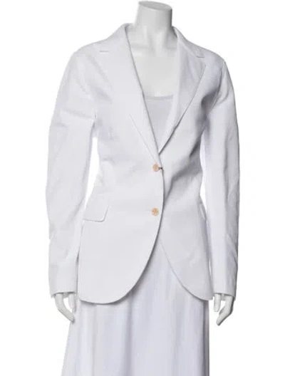 Pre-owned Eleventy Blazer In White