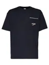 Eleventy Embroidered Cotton Pocket T-shirt