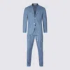 Eleventy Tailored Suit With Chest Pocket And Notched Lapel