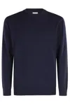 Eleventy Timeless Crewneck Sweater With Ribbed Details