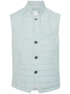 ELEVENTY BLUE PADDED VEST