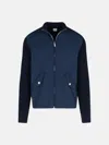 Eleventy Blue Wool Blend Jacket In Blue