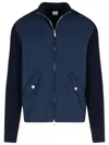 Eleventy Blue Wool Blend Jacket Men In Blue