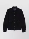 Eleventy Button-fastening Flap-pocket Jacket In Black