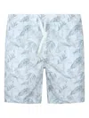Eleventy Elastic Waist Swimming Trunks In Blue