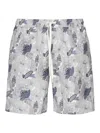 Eleventy Grey Sea Beach Boxer In Grey