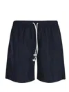 Eleventy Drawstring Waist Swim Shorts In Multicolour