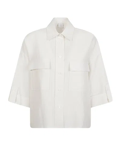 Eleventy Collared Shirt In White