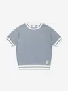 Eleventy Boys Logo T-shirt In Gray