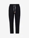 Eleventy Boys Wool Trousers In Blue